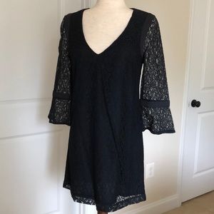 Navy Lace Dress